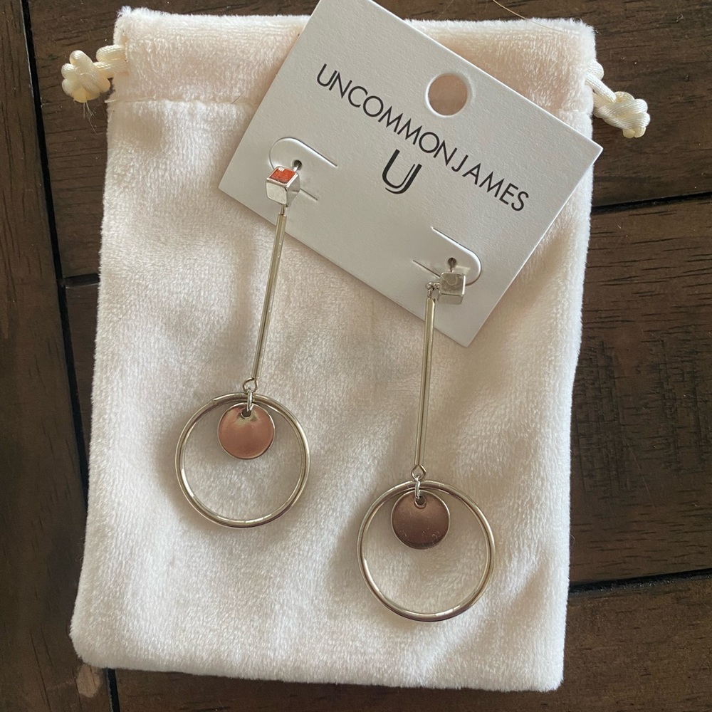 Uncommon James Gold and Rose Earrings